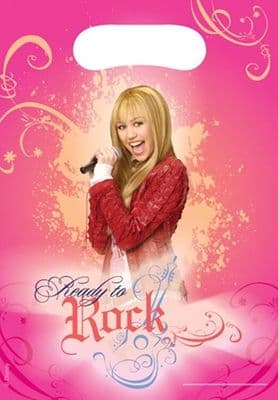 Hannah Montana Plastic Party Loot Bags