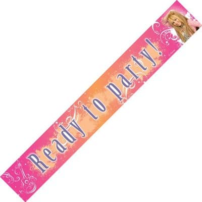 Hannah Montana Ready To Party Banner
