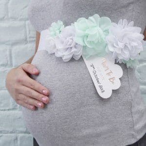 Hello World Mother to Be Sash