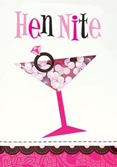 Hen Night Confetti Invitations