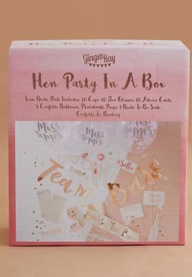 Hen Party in a Box Team Bride