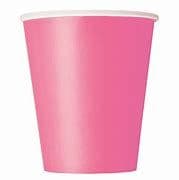 Hot Pink Party Paper Cups