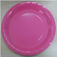 Hot Pink party plates 23cm