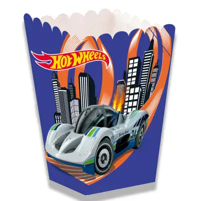 Hot Wheels Party Popcorn Boxes