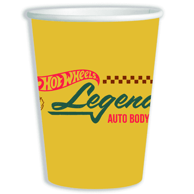 Hot Wheels Vintage Legends Paper Cups