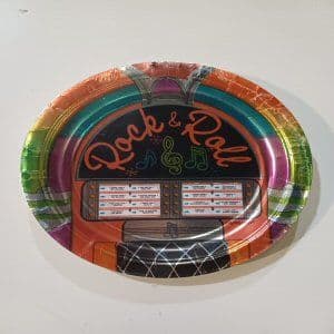 I Love Rock and Roll Party Plates