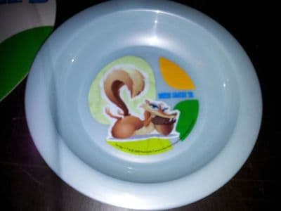 Ice Age 3 plastic plate