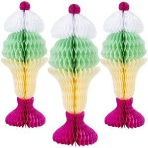 Ice Cream Party Honeycomb Decoration