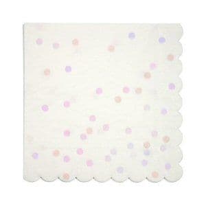 Iridescent Spot Lunch Napkins