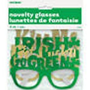 Irish novelty glasses