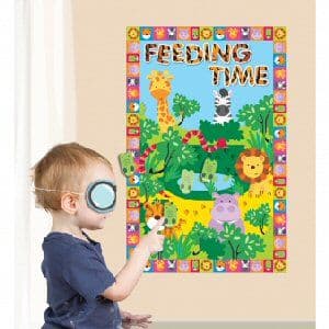 Jungle Friends Pin the Party Game