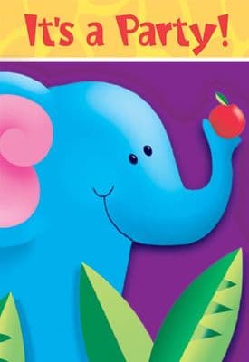Jungle Party Invitations
