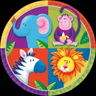 Jungle Party Plates