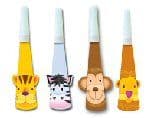 Jungle safari party horns