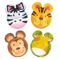 Jungle Safari Party Shaped Plates