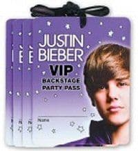 Justin Beiber Party VIP Pass