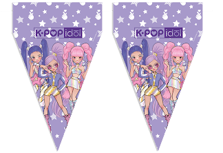 K-Pop Idol Party Flag Bunting