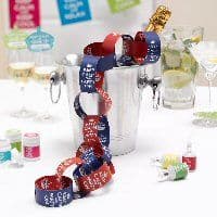 Keep Calm and Party Paper Chains Red and Purple