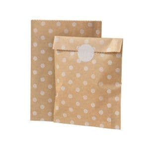 Kraft bags and sticker seals
