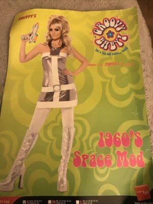 Ladies 60s Space Mod Dress