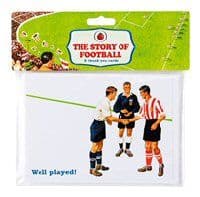 Ladybird football party supplies thank you's