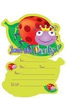 Ladybug Party Invitations