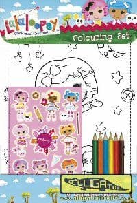 Lalaloopsy Party Colouring Set