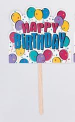 Lawn Sign Happy Birthday