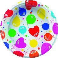 Lets Party Plastic Balloon Plates