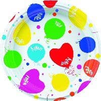 Lets Party Plastic Cake Balloon Plates