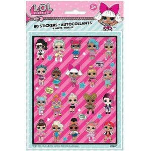 LOL Surprise Party Sticker Sheets