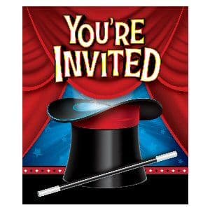 Magic Party Party Invitations