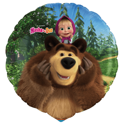Masha and The Bear Foil Balloon