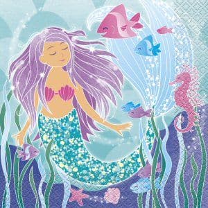Mermaid Party Paper Napkins