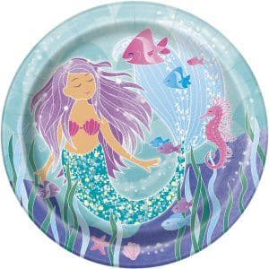 Mermaid Party Paper Plates