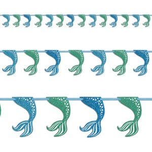 Mermaid Tail Party Banner