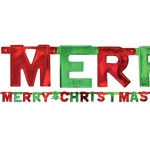 Merry Christmas Letter Banner