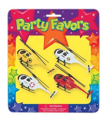 Metal Die Cast Helicopters by Amscan