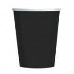 Midnight Black Paper Party Cups