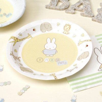 Miffy Baby Paper Plates