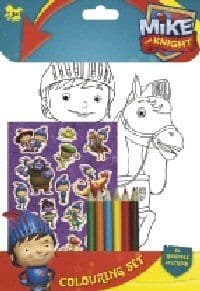 Present Mike Coloring In Mike the Knight colouring set
