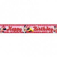 Minnie Mouse Red Happy Birthday Banner