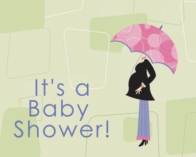 Mod Moms Baby Shower Party Invitations