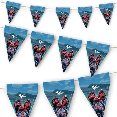Moto GP Party Flag Banner