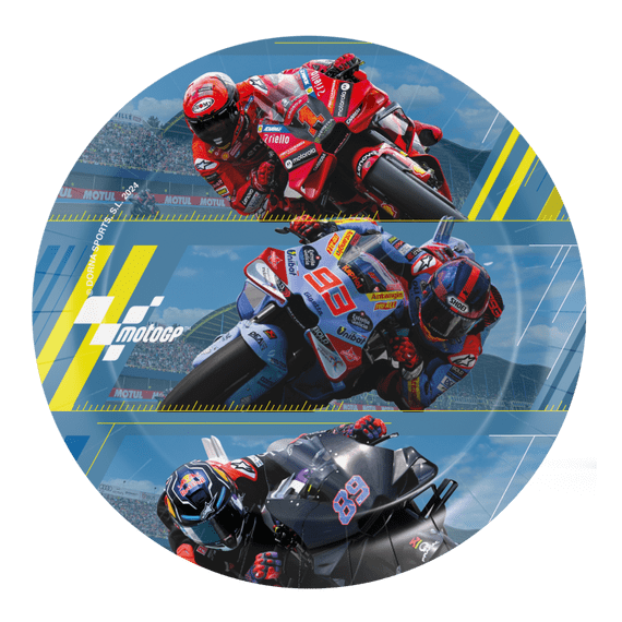 Moto GP Party Plates 18cm