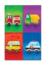 Multi Vehicle Party Plastic Tablecover