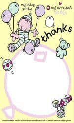 My little party thank you's