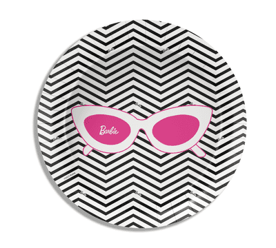 New Barbie 18cm Party Plates