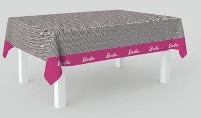 New Barbie Plastic Party Tablecover
