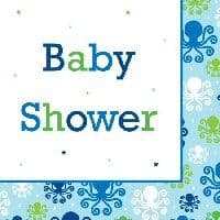 Ocean Preppy Boy Baby Shower Napkins